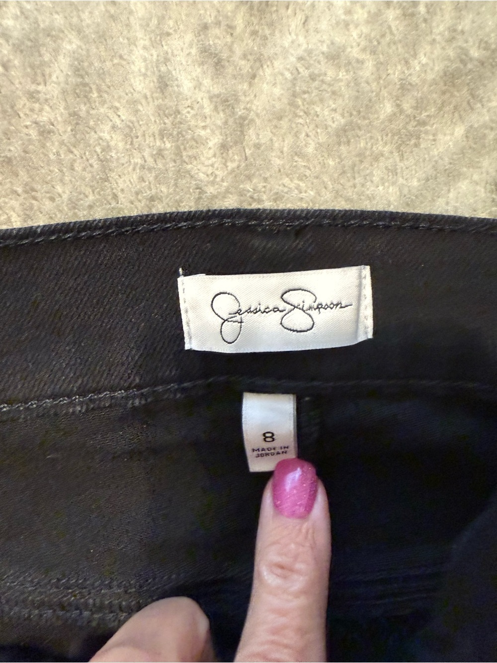 Jessica Simpson Black Bootcut Jeans Women’s Size 8 Stretch Denim 30” Inseam - Picture 7 of 10